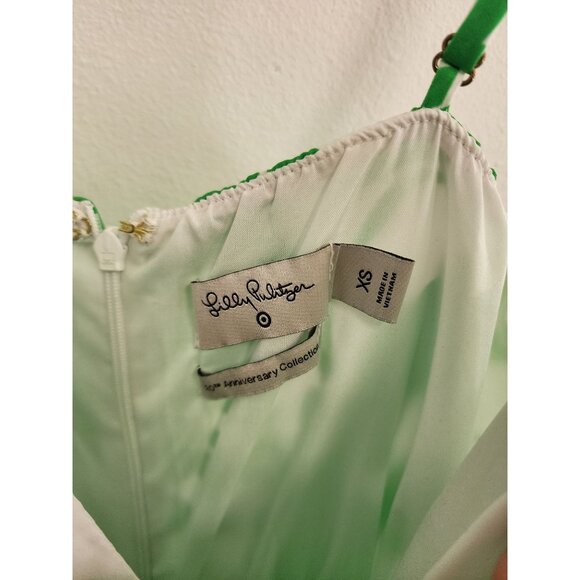 Lilly Pulitzer for Target 20th anniversary floral green jumpsuit XS - Picture 5 of 7